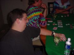 4/24 early am after the show, Scott's last poker game